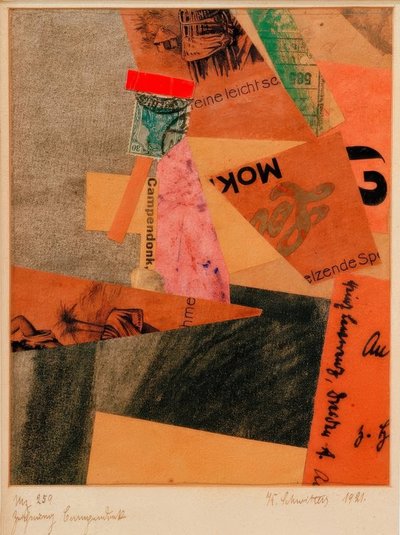 Mz 259 rajz Campendonk alkotó: Kurt Schwitters
