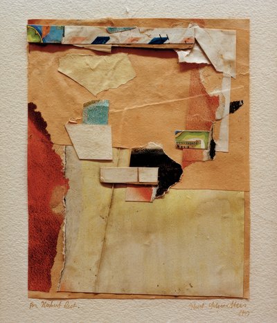 Ohne Titel (Herbert Read számára) alkotó: Kurt Schwitters