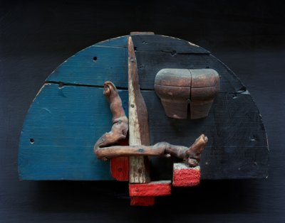 Névtelen (fa konstrukció) alkotó: Kurt Schwitters