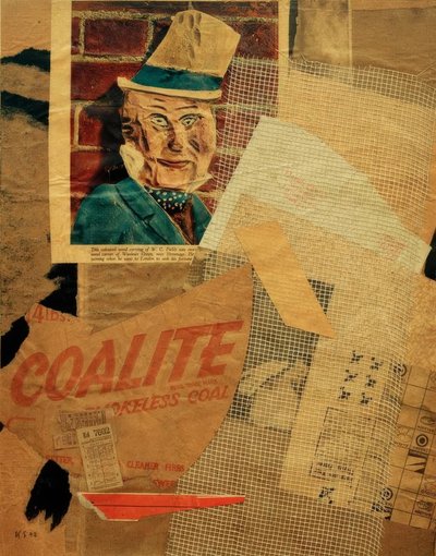 Untitled (W.C. Fields) alkotó: Kurt Schwitters