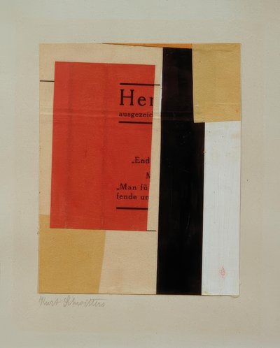 Névtelen alkotó: Kurt Schwitters