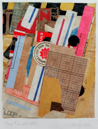 Elfogyott a piros alkotó: Kurt Schwitters