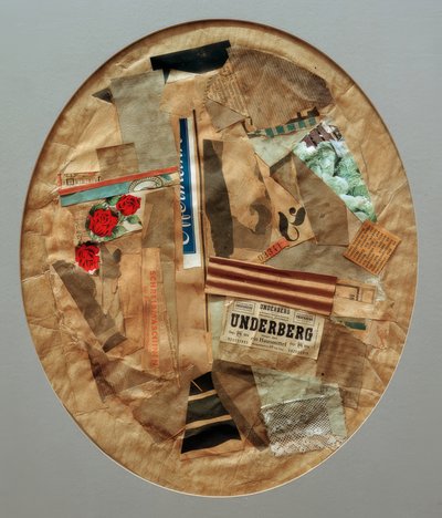 Ovális (Underberg) alkotó: Kurt Schwitters