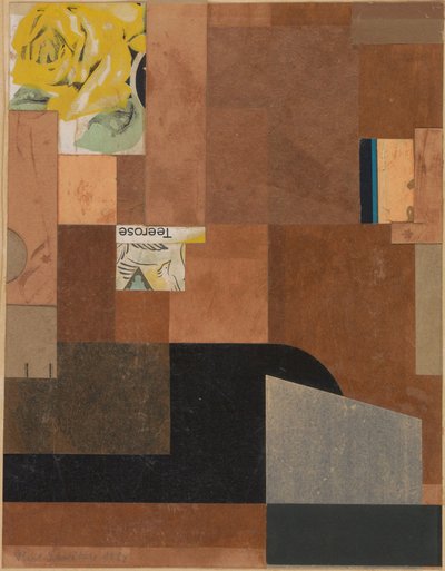 Tearózsa Teerose alkotó: Kurt Schwitters