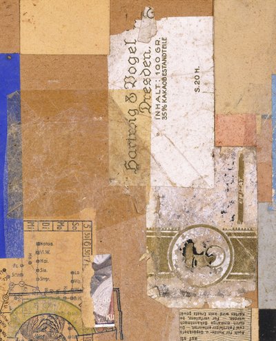 Név nélkül, 1926 alkotó: Kurt Schwitters