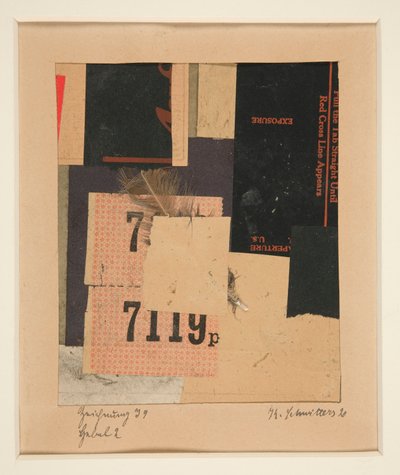 I. rajz 9 Kar 2 alkotó: Kurt Schwitters