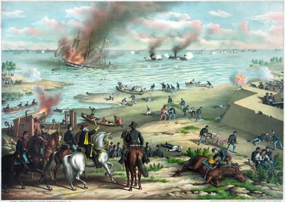 Amerikai polgárháború (1861-1865): Március 8-9. alkotó: Kurz and Allison