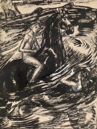 Illusztráció Mihail Lermontov Az árapály hercegnőjéhez alkotó: Kuzma Sergeevich Petrov Vodkin