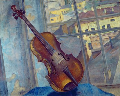 Hegedű, 1918 alkotó: Kuzma Sergeevich Petrov Vodkin