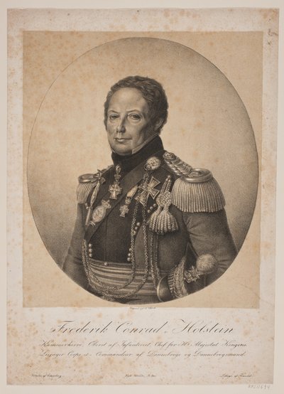 Frederik Conrad Holstein alkotó: L. Frænckel