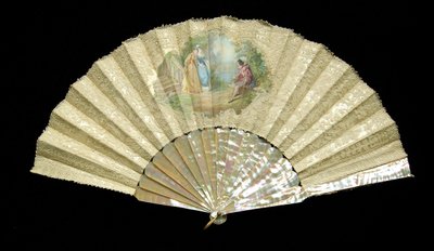 Fan, belga, 1880-89. alkotó: L. Langelier