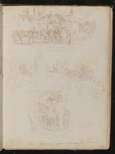 "Éjszakai lovak cseréje", "lemenés La Golettóba", "felmenni a Turbiára" és "áthaladni" a Hamleten" alkotó: Lady Butler