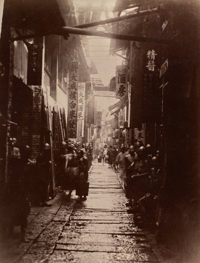 Commercial Street, Canton (recto) alkotó: Lai Fong (Afong Studio)