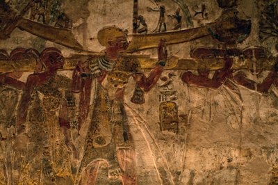 Dombormű Derr templomából, Alsó-Núbia, Egyiptom, Egyiptomi civilizáció, Újbirodalom, XIX. dinasztia alkotó: Amadeo (after) Modigliani