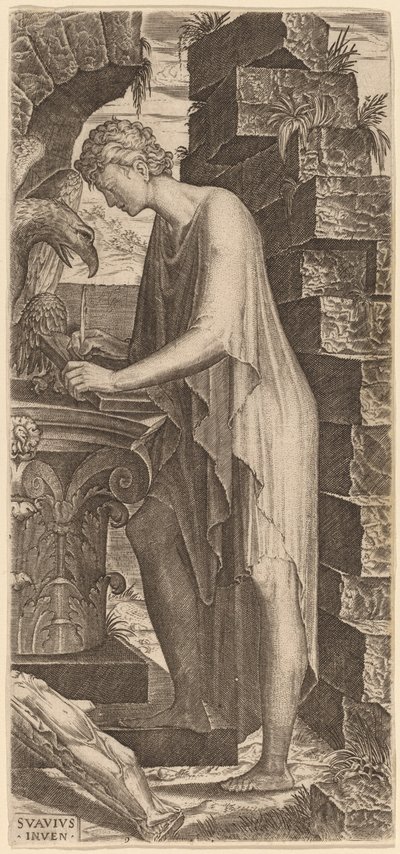 Szent János evangélista alkotó: Lambert Suavius