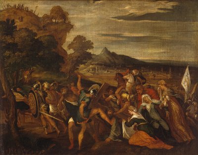 Lambert Sustris útja a kálváriához (kb. 1515-1560 után) alkotó: Lambert Sustris