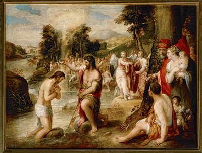 Krisztus keresztsége ... alkotó: Lambert Sustris