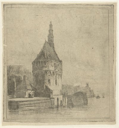 Torony a vízen alkotó: Lambertus  Hardenberg