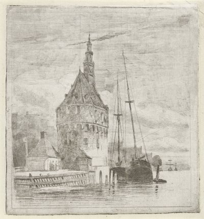 Torony a vízen alkotó: Lambertus  Hardenberg