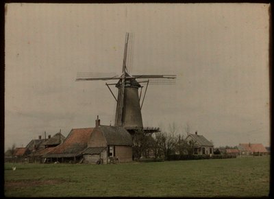 Szélmalom Het Klompje (vagy: De Klomp) falucskában, Zeistben, a Koppeldijken alkotó: Lambertus Hendrik van Berk
