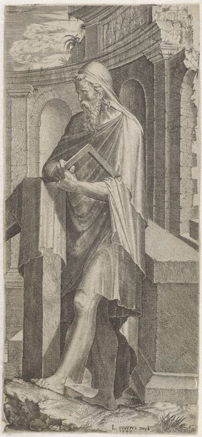 Jude Taddeus apostol Krisztus, a tizenkét apostol és Pál (sorozat címe) alkotó: Lambertus Suavius