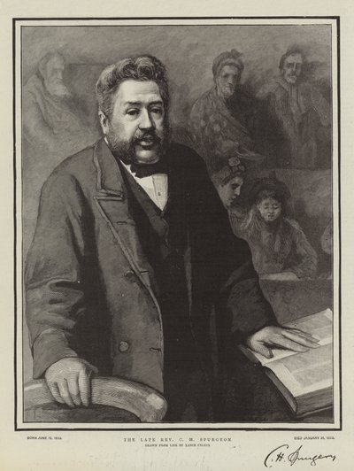 A néhai tiszteletes C H Spurgeon alkotó: Lance Calkin