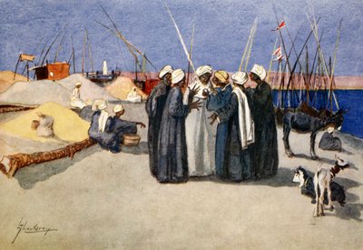 "A Side Light", 1908. alkotó: Lance Thackeray