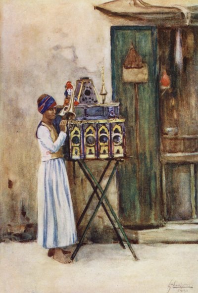 Egyiptom népe: Sanduk el Dunia (színes litográfia). alkotó: Lance Thackeray