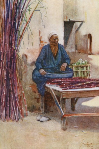 Egyiptom népe: Baia Kasseb (színes litográfia). alkotó: Lance Thackeray