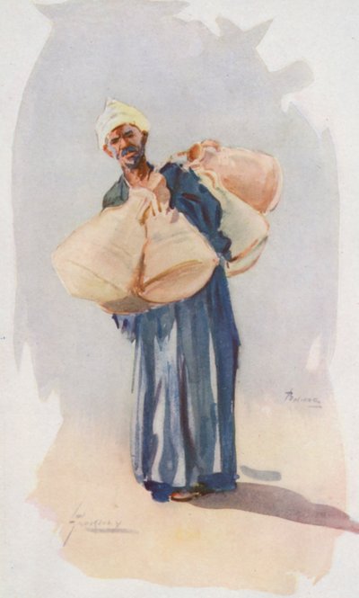 Egyiptom népe: Baia Ballassi (színes litográfia). alkotó: Lance Thackeray