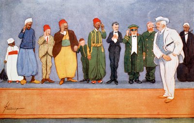 "A búcsú vendég", 1908. alkotó: Lance Thackeray