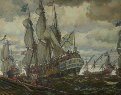 I. Péter flottája, 1909 alkotó: Lanceray