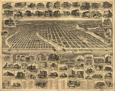 Asbury Park, Ocean Grove és környéke, New Jersey 1897. alkotó: Landis And Hughes