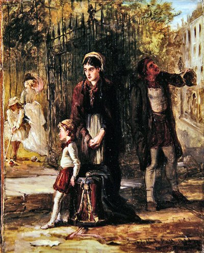 Játékosok - vázlat egy festményhez alkotó: Laslett John Pott