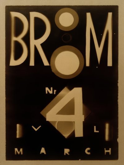 Seprű: An International Magazine of the Arts alkotó: Laszlo Moholy-Nagy