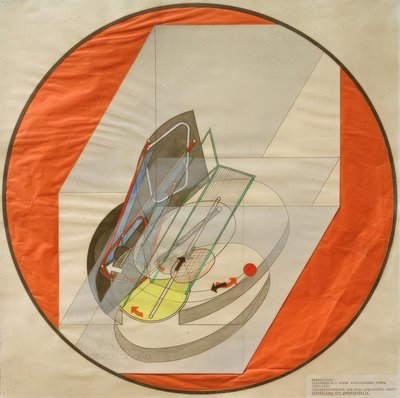 Elektromos színpad fénytámasza alkotó: Laszlo Moholy-Nagy