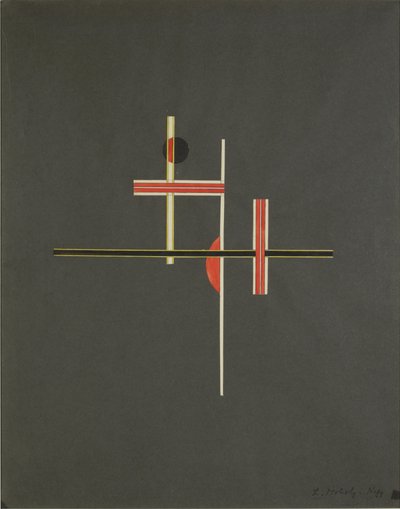 Piros-fekete egyensúly, 1922 alkotó: Laszlo Moholy-Nagy