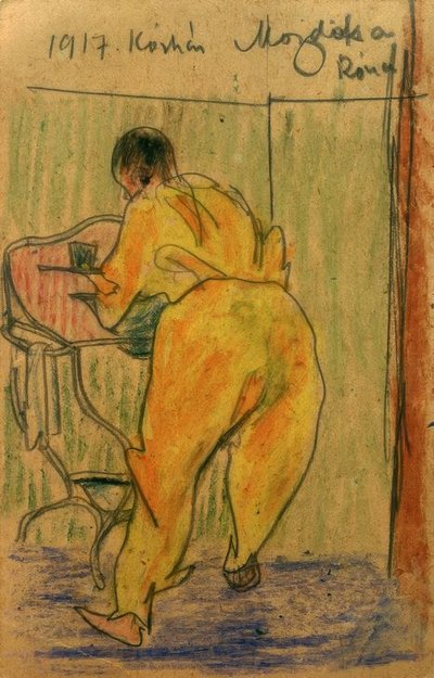 Róna a kórházi mosdókagylónál alkotó: Laszlo Moholy-Nagy