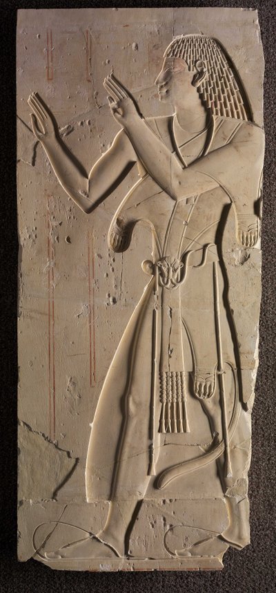 Mentuemhat egyházi öltözetben, Kr.e. 667-647 körül alkotó: Late Period Egyptian