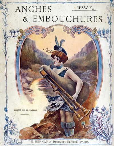 Könyvborító "Anches et embouchures "by Willy alkotó: Laurence Louise Le Riverend