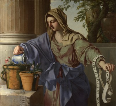 A nyelvtan allegóriája, 1650 alkotó: Laurent La Hyre de