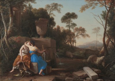Laurent de La Hyre / "A béke és az igazság csókja", 1654 alkotó: Laurent de La Hire