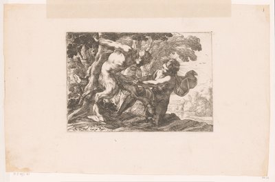 Marsyas szülte Apollót alkotó: Laurent de La Hire