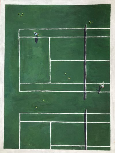 Love, 2025 (akril, vászon) alkotó: Laurie Michaels