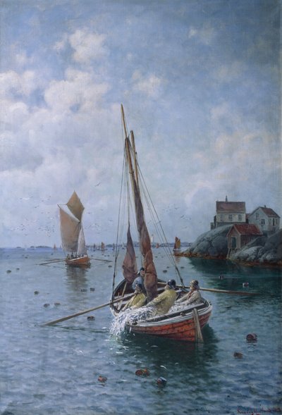 Hering horgászat alkotó: Lauritz Haaland