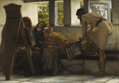 Egy római stúdióban  alkotó: Lawrence Alma-Tadema