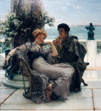Werbung (Der Antrag) von Lawrence Alma-Tadema