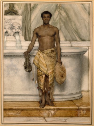 Balneatorhoz alkotó: Lawrence Alma Tadema
