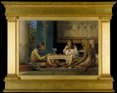 Egyiptomi sakkozók, 1865 alkotó: Lawrence Alma Tadema