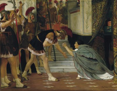 Claudius császárrá kikiáltása, 1867 alkotó: Lawrence Alma Tadema